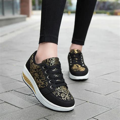 stylish black sneakers for women.